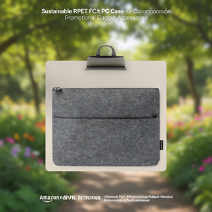 Estuche de Fieltro RPET Sostenible para Accesorios de Gadgets Promocionales - Product Image 3