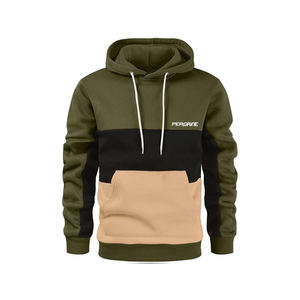 Jersey personalizado Venta caliente Hombres Sudadera con capucha Conjunto Sudadera 100% Algodón Manga larga Impresión personalizada Sudaderas con capucha de gran tamaño - Product Image 4