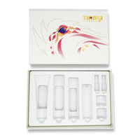 Boîte rigide en carton biodégradable, emballage personnalisé pour cosmétiques et parfums de luxe, avec insert en mousse EVA, boîte cadeau avec impression UV