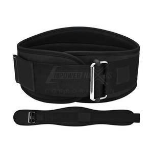 Cinturón de Cintura de levantamiento de pesas de neopreno unisex ligero al por mayor cinturones de levantamiento de pesas ajustables con logotipo personalizado - Product Image 1