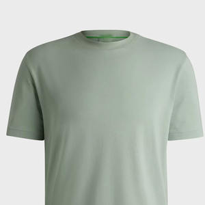 T-shirt à manches courtes pour homme, grande taille, dernière mode, décontracté, 100% coton, couleur unie, blanc, de haute qualité - Product Image 5