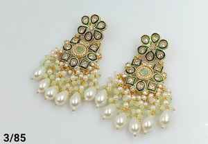 Latest Designer Indian Wholesale Jewelry of Jhumka Kundan Earrings New Collections for Women's Stylish Earrings Collection 2024 - Product Image 5