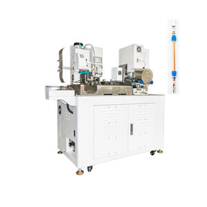 3T Fully Automatic <b>Wire</b> Cutting <b>Stripping</b> Double-head Terminal Crimping <b>Machine</b> Double End Auto Crimp <b>Machine</b> - Product Image 1