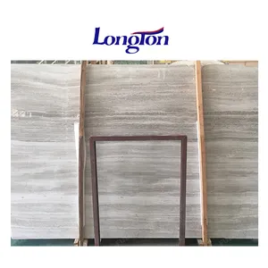 Azulejos de madera Natural china para el hogar, baldosa de mármol gris, blanco, gris, para escaleras