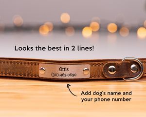 Wholesale Customizable Leather Dog Collars with Adjustable Fit - Premium Personalized Pet Accessories - Product Image 4