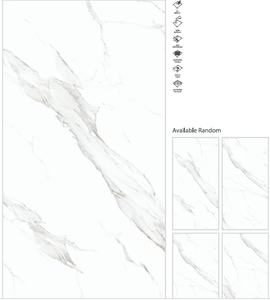 Novac Ceramic 800x1600mm Carrara Elite Azulejos de losa de porcelana Superficie pulida 9mm de espesor para proyectos comerciales - Product Image 3