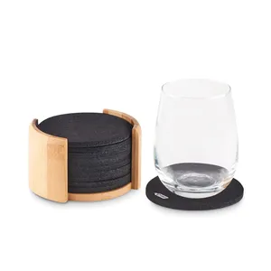 Sottobicchieri Promozionali Sostenibili BAHIA RPET, Sottobicchieri Ecologici per Merchandising - Product Image 4
