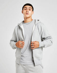 Sudadera con capucha para hombre 100% algodón polar regular Sudadera con capucha hombres peso pesado cremallera completa Casual Sudadera con capucha fabricada por productos Huzaifa - Product Image 3