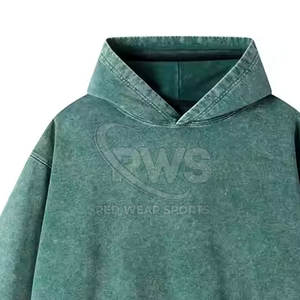 Acid Wash <b>Hoodie</b> <b>Women</b> Casual Loose Fit Lightweight Pullover Sweatshirt Street Style Acid Wash Hoodies - Product Image 6