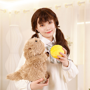 Peluche <span class=keywords><strong>de</strong></span> nutria súper suave personalizado al por mayor con pelota, muñeco <span class=keywords><strong>de</strong></span> peluche <span class=keywords><strong>de</strong></span> animal, juguete <span class=keywords><strong>de</strong></span> peluche <span class=keywords><strong>de</strong></span> nutria <span class=keywords><strong>de</strong></span> río esponjoso y adorable - Product Image 4