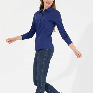 Polo Esencial de Verano para Mujer, Camiseta de Manga Corta con Cuello, Ajustada, Informal, para Golf y Deportes, Varios Colores, Amplia Gama de Tallas - Product Image 2