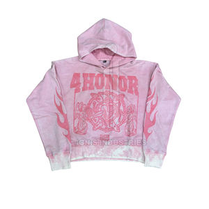 ชุดวอร์มแฟชั่นใหม่สำหรับผู้ชายชุดวอร์มวัสดุหนาสีพื้นออกแบบโลโก้ได้ตามต้องการ - Product Image 2