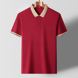 OEM logotipo personalizado diseño nueva moda de verano solapa de negocios de manga corta Camiseta Casual tendencia hombres polos - Product Image 4