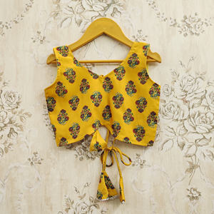 Lehenga Choli para Niñas, Ropa Étnica, Largo hasta el Suelo, Sin Arrugas, Secado Rápido, Elástico, Materiales Reciclados, Poliéster, Listo para Usar - Product Image 3