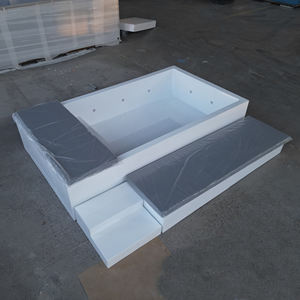 Piscine familiale d'été en fibre de verre pour toit, piscine extérieure au sol, prête à l'emploi pour la maison - Product Image 2