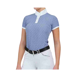 Haute qualité femmes chemises d'équitation couche de base haut spectacle chemise vêtements de sport vêtements équestres personnalisés en gros chemise d'équitation - Product Image 5