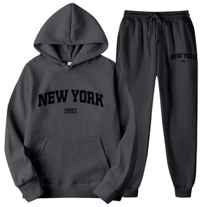 Conjuntos de Jogger unisex más vendidos para hombres y mujeres, cómodos y de moda para todas las edades para uso en exteriores con cuello con capucha - Product Image 3
