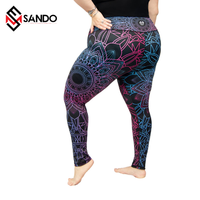 Leggings Deportivos Personalizados al por Mayor de Alta Calidad para Mujer, Talla Grande, Ropa de Yoga de Secado Rápido y Transpirable, Talla Extra Grande, Los Mejores Leggings