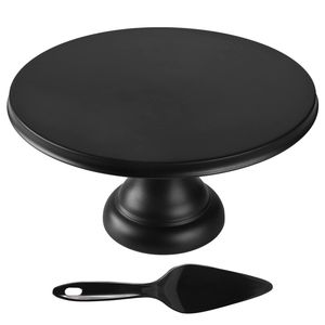 Support à gâteau en aluminium avec bord décoratif, présentoir à desserts pour vitrine, événements, cuisines domestiques - Outils de pâtisserie réutilisables personnalisables - Product Image 5