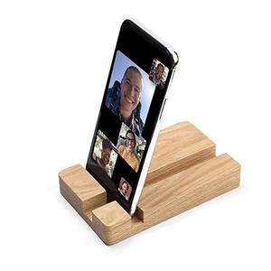 Support de téléphone portable en bois d'acacia, artisanat indien, vente en gros d'usine, support de bureau en bois, très bonne qualité, meilleur produit - Product Image 2