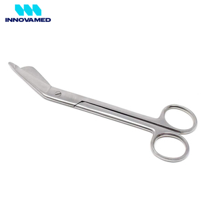 7.25 cm Ciseaux à pansement chirurgical de haute qualité en acier inoxydable Logo personnalisé Ciseaux à pansement chirurgical pour la chirurgie BY INNOVAMED - Product Image 2