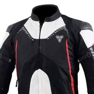 เสื้อแจ็คเก็ตสำหรับขี่มอเตอร์ไซค์สำหรับผู้ชาย ระบายอากาศได้ดี เหมาะสำหรับฤดูร้อน พร้อมอุปกรณ์ป้องกันสำหรับการขับขี่บนถนน มีขั้นต่ำในการสั่งซื้อน้อย - Product Image 3
