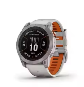 Montre intelligente GPS solaire Fenix 7X Pro Sapphire 51 mm, boîtier en titane DLC gris carbone, montre de performance multisports - Product Image 1