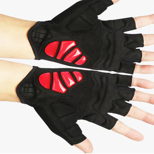 High Quality Half-Finger Leather <b>Gloves</b> for Cycling Gym Workouts Fitness <b>Training</b> <b>Weight</b> Lifting - Product Image 5