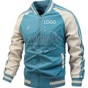 Chaquetas Varsity de dos tonos hechas a medida de calidad superior con logotipo personalizado a un precio razonable - Product Image 4