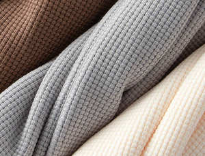 T-shirt gaufré bio T-shirt durable en bambou T-shirt écologique pour hommes T-shirt à manches courtes en tricot gaufré T-shirt pour hommes - Product Image 4