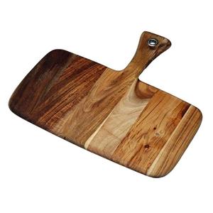 Planche à découper en bois de forme rectangulaire avec poignées pour les légumes de cuisine d'hôtel à la maison et la planche à découper de coupe de fromage - Product Image 4