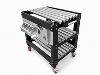 Armoire de rangement portable multi-usages robuste pour matrices de presse plieuse industrielle OEM Detay DT-110-02 avec étagère fixe pour outils