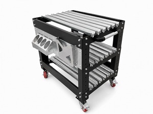 ตู้เก็บแม่พิมพ์และหัวเจาะสำหรับเครื่องพับโลหะแบบ Heavy Duty พร้อมชั้นวางแบบคงที่และรถเข็นเครื่องมือสำหรับเครื่องพับโลหะ CNC คุณภาพสูง - Product Image 2