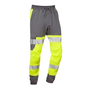 Pantalones Largos de Trabajo de Alta Visibilidad con Luces LED Reflectantes, Transpirables, de Poliéster y Algodón, de Secado Rápido, Tallas Grandes, con Logotipo Personalizable - Product Image 1