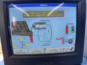 USED Hunter GSP9712 Tire <b>Wheel</b> Balancer at cheap price - Product Image 6