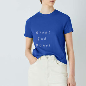 T-shirt tricoté en coton 100% de haute qualité pour femmes T-shirts décontractés pour jeunes femmes imprimés imprimés orientés vers l'exportation fabriqués au Bangladesh - Product Image 3