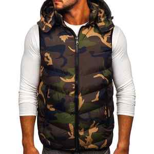 OEM Top Tendance Vente en gros Sublimation Personnalisé Imprimé Hommes Bulle Puffer Winter Vest Professional Fabrications Puffer Vest - Product Image 1