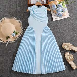 Vêtements d'été en gros pour filles 2026 : Robe longue florale, jupe à pois, <span class=keywords><strong>pantalon</strong></span> <span class=keywords><strong>cargo</strong></span> – Ensemble 2 pièces pour enfants, collection boutique - Product Image 6