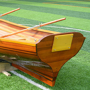 Kayak/canoon de madera de 17 'Whitehall Dinghy artesanal con paleta de madera real para la venta del lago - Product Image 5