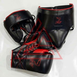 Ensemble de boxe Fly de haute qualité en gros, kit de boxe Fly professionnel en cuir véritable, ensemble de sparring Fly personnalisé - Product Image 2