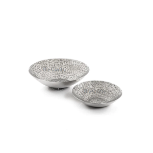 Set Of Two Round Shape Chocolates Bowl In Aluminium Gold Color Salad Serving Bowl <b>For</b> Home Dinnerware Use - Product Image 5