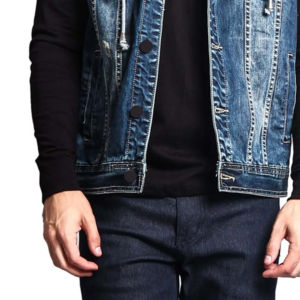 OEM Design Plus Size Winter Denim <b>Vest</b> Vintage <b>Men's</b> Sleeveless Casual Outerwear High Quality 2025 - Product Image 4