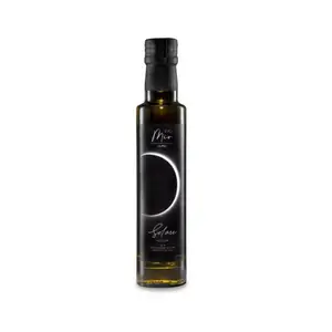 Flacone da 250ml di olio Extra vergine di oliva Premium-prodotto da Olive siciliane raccolte a mano