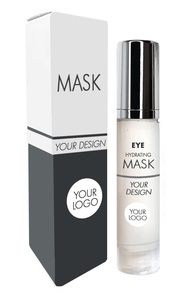 Crema hidratante para ojos de marca privada con vitamina E y bisabolol, frasco sin aire de 10 ml, hecho en Italia. - Product Image 1