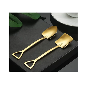 Pala de postre de latón, cuchara, precio al por mayor, pala puntiaguda Rectangular, cuchara para hielo de grano de caramelo, hogar, cocina, bar, fiesta - Product Image 1