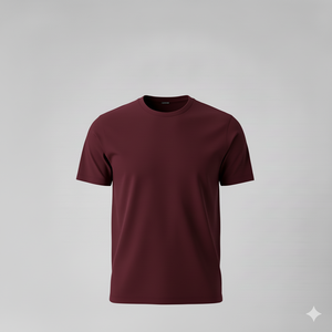 T-shirt en coton surdimensionné pour homme, streetwear, délavé, uni - Product Image 1
