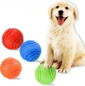 Palla da Tennis per Cani in Gomma Naturale Ecologica, Indistruttibile, Resistente, Elastica e Rimbalzante - Product Image 1