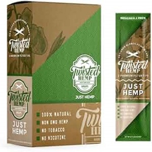 Grape Burst Grade AA Highly Twisted Hemp <b>Paper</b> <b>Wraps</b> 15 Pouches Set with 4 <b>Wraps</b> Each 24-Day Shelf Life - Product Image 2