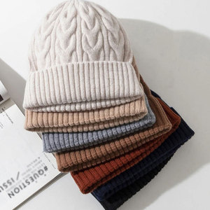 Trendy Unisex Lightweight Adjustable <b>Beanie</b> Hat with <b>Slouchy</b> Fit Comfortable Warm Style for Casual Jacquard Outfits Cold Weather - Product Image 5
