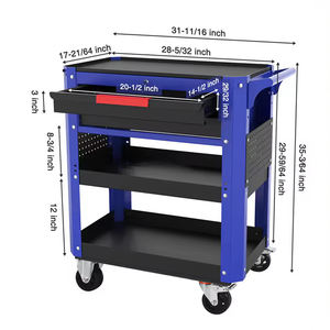 ตู้เครื่องมือโลหะแบบโมดูลาร์คุณภาพสูงขนาดใหญ่สำหรับงานหนักแบบกำหนดเองพร้อมเครื่องมือ - Product Image 2